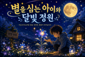 별을 심는 아이와 달빛 정원