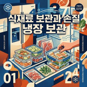 ai thumbnail poster 식재료 보관과 손질 냉장 보관 1790070254